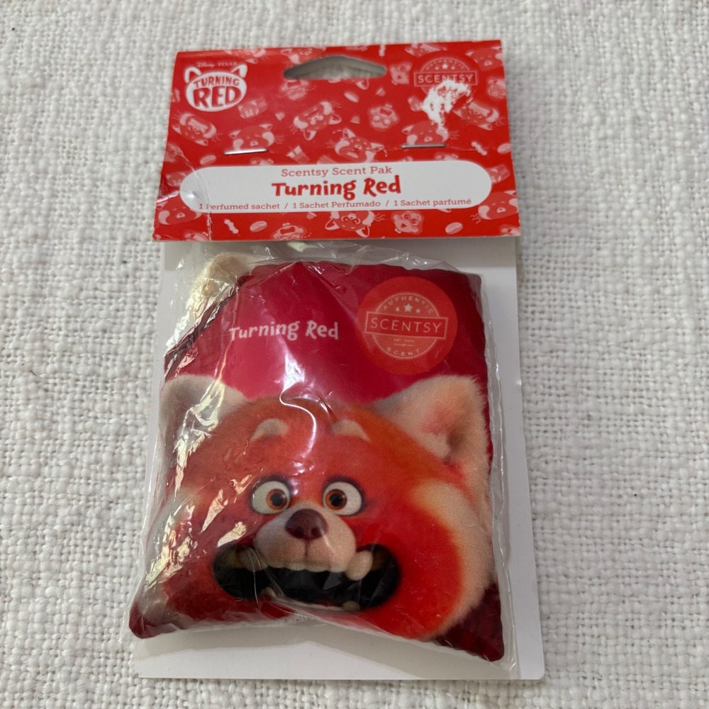 Disney Pixar Turning Red Scentsy Scent Pak Red Panda Mei Lee Fragrance Sachet